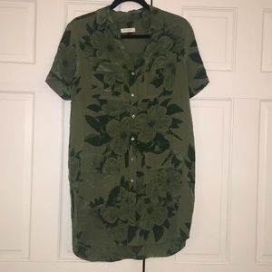 Equipment silk cargo dress